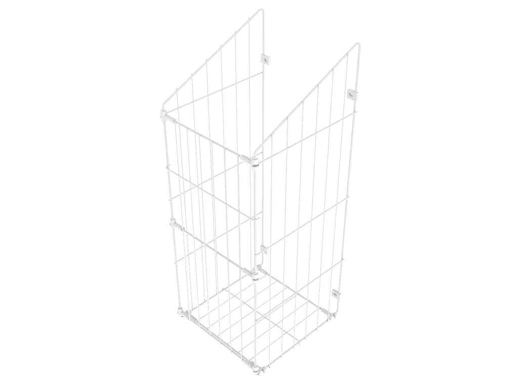 Cesta de ropa plegable de 50 cm - Blanco