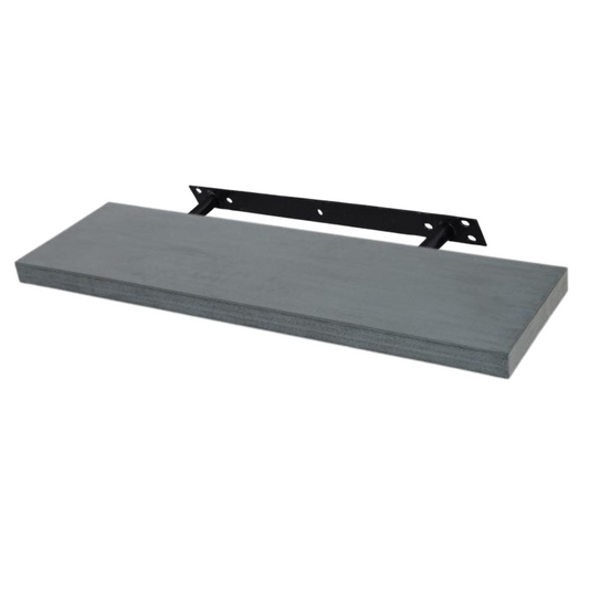 Estante flotante - pack de 3 - Gris industrial - 120 cm