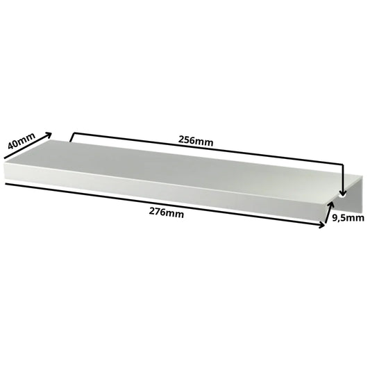 Mango de perfil redondo Edge Grip UA06 de 256 mm (longitud total de 276 mm) - Electropulido