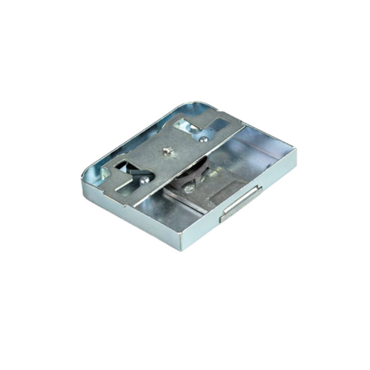 Cerradura de mueble 49x60 mm - Zinc blanco