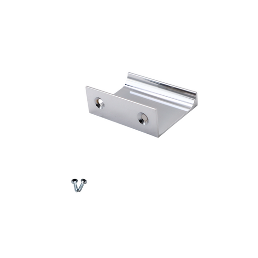 Mango de perfil de agarre en el borde de 32 mm (52 mm de longitud total) - Cromo (2) – Furnica