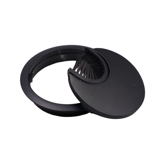 Pasacables metálico de 60 mm - Negro (2) – Furnica