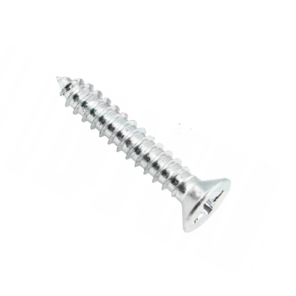 Tornillos para madera PZ2 4,0x25 mm zinc blanco - 100 unidades