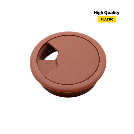 Pasacables de plástico Ø60mm, marrón (2) – Furnica