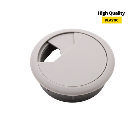 Pasacables de plástico Ø60mm, gris (2) – Furnica