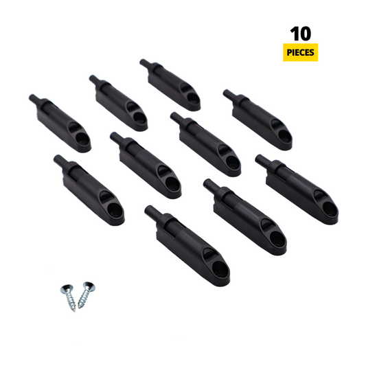Amortiguador de puerta de armario de cierre suave - Negro (10 piezas) (2) – Furnica