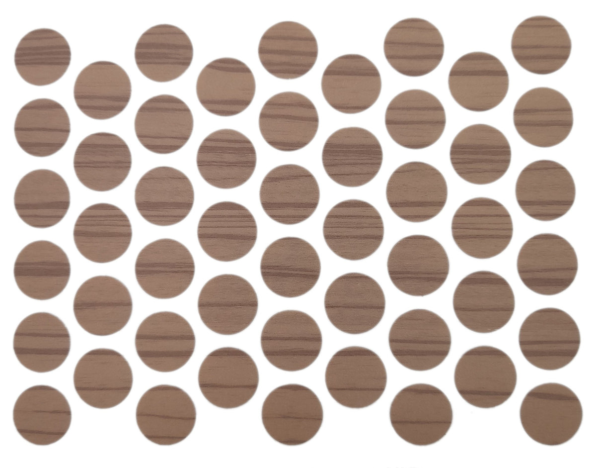 Tapas de cubierta de tornillo autoadhesivas - Zebrano 14mm – Furnica