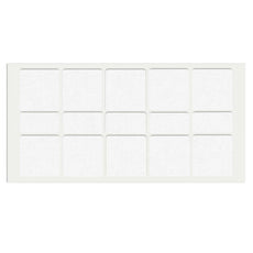 Almohadilla de fieltro autoadhesiva 40x40mm/20x40mm - Blanca