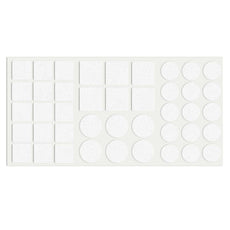 Almohadilla de fieltro autoadhesiva mezclada blanca