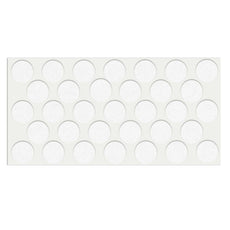 Almohadilla de fieltro autoadhesiva Ø24mm - Blanca