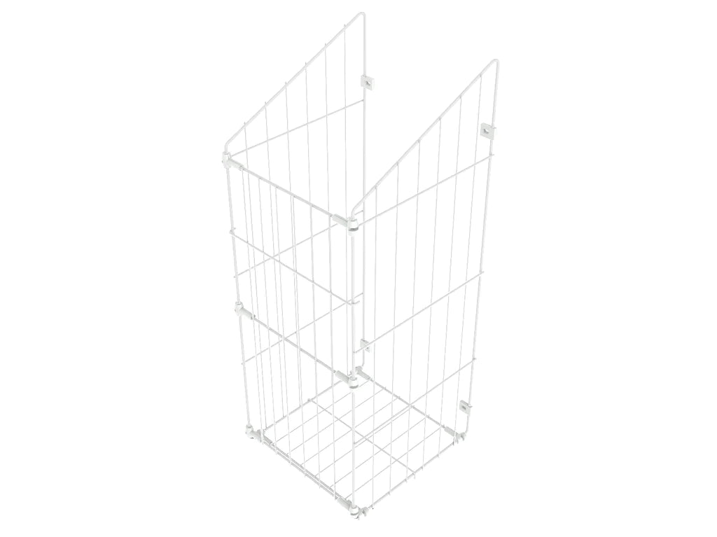 Cesta de lavandería plegable de 40 cm - Blanco – Furnica