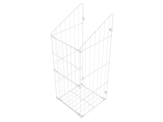 Cesta de ropa plegable de 50 cm - Blanco
