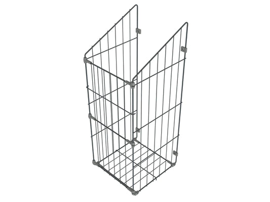 Cesta de lavandería plegable de 40 cm - Antracita