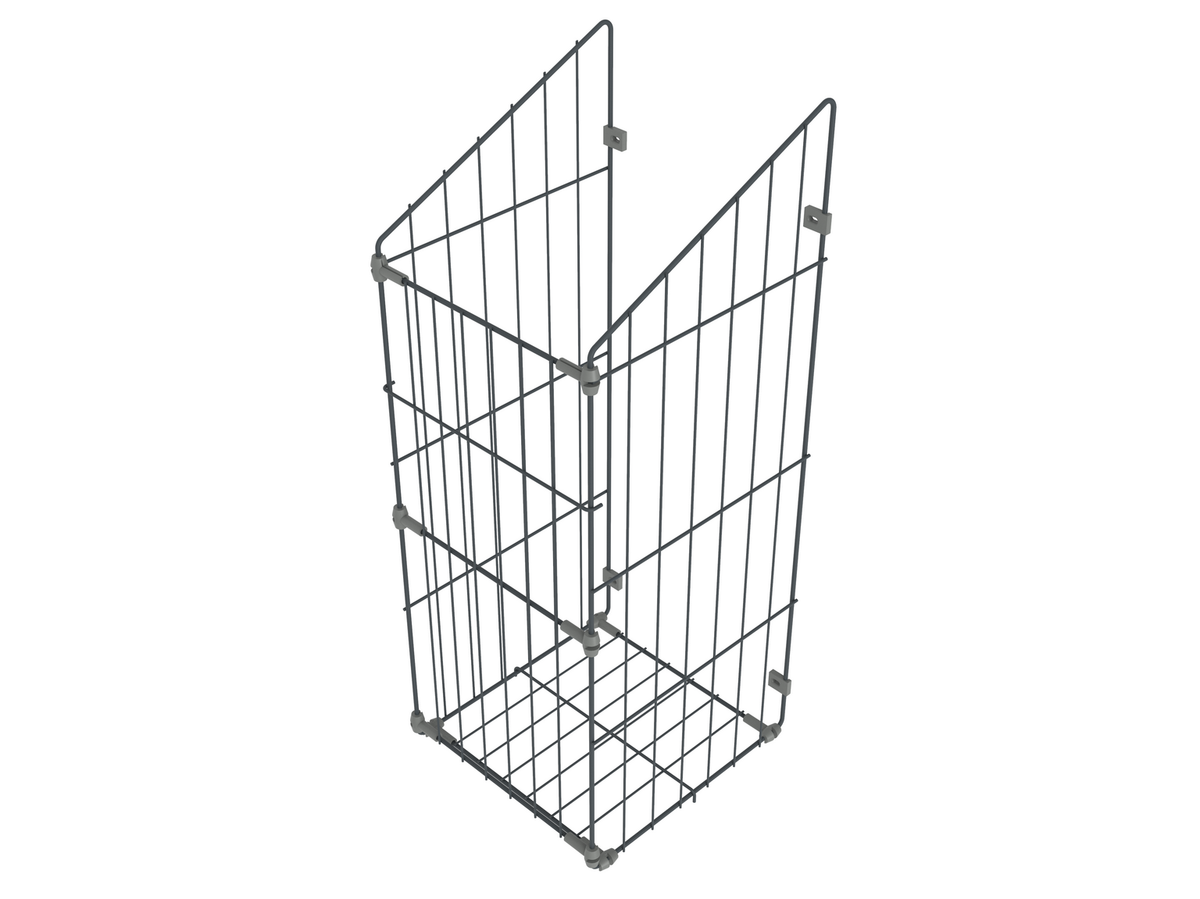 Cesto de ropa plegable de 50 cm - Antracita