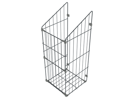 Cesto de ropa plegable de 50 cm - Antracita