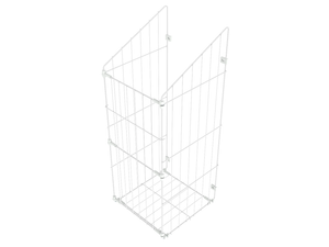 Cesta de lavandería plegable de 60cm - Blanco