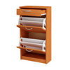 JULIA - Zapatero con 1 cajón y almacenamiento de 2 niveles - Aliso H92cm W50cm D28cm
