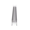 Perfil de aluminio superior horizontal de 10 mm - 560 cm - Anodizado en plata