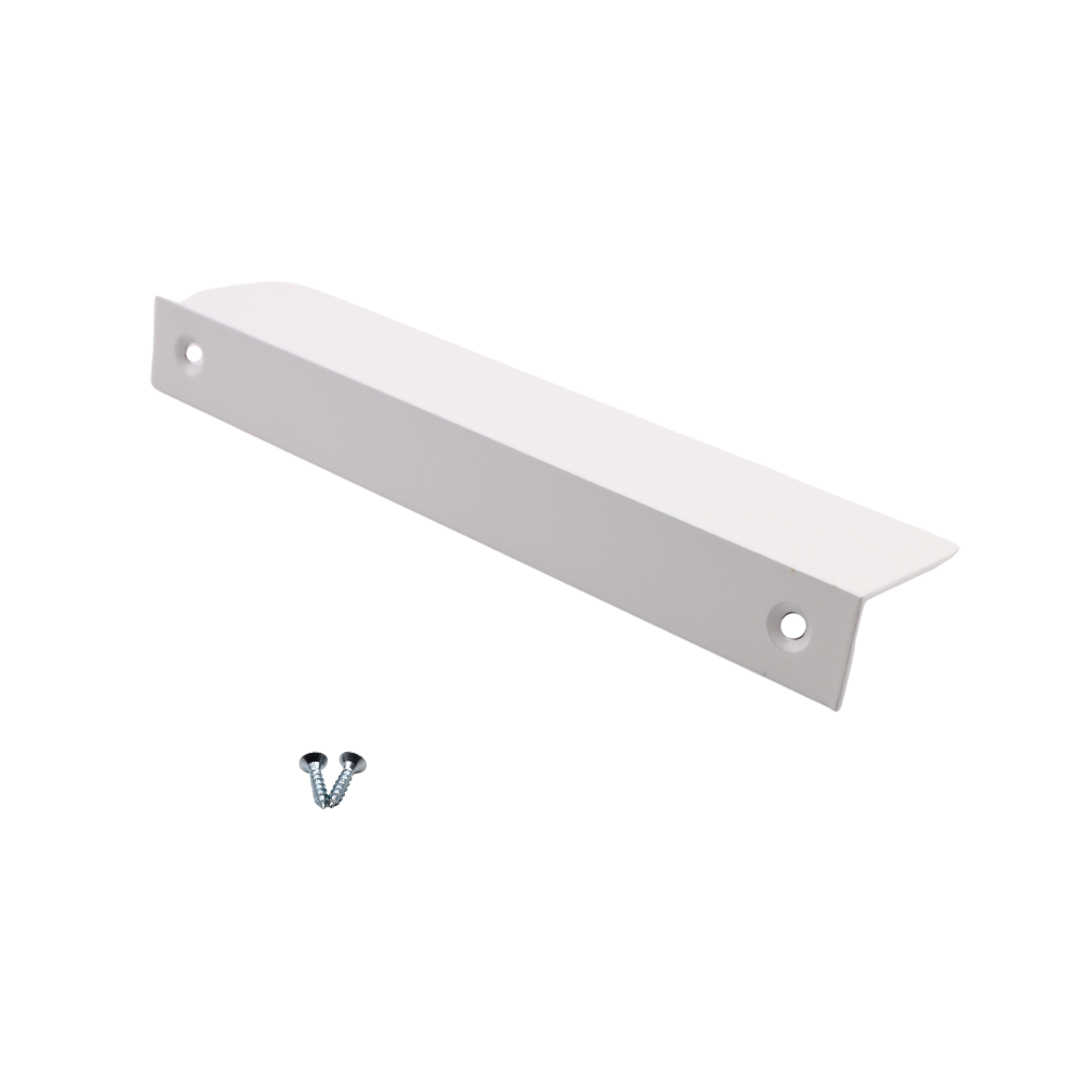 Mango de perfil redondo Edge Grip de 128 mm (longitud total de 148 mm) - Blanco