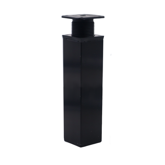Pata de mueble cuadrada 40x40mm - A150mm - Negro (2) – Furnica