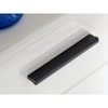 Unidad de pared LAUREN II - Conjunto de muebles de salón - Blanco Mate / Blanco Brillante