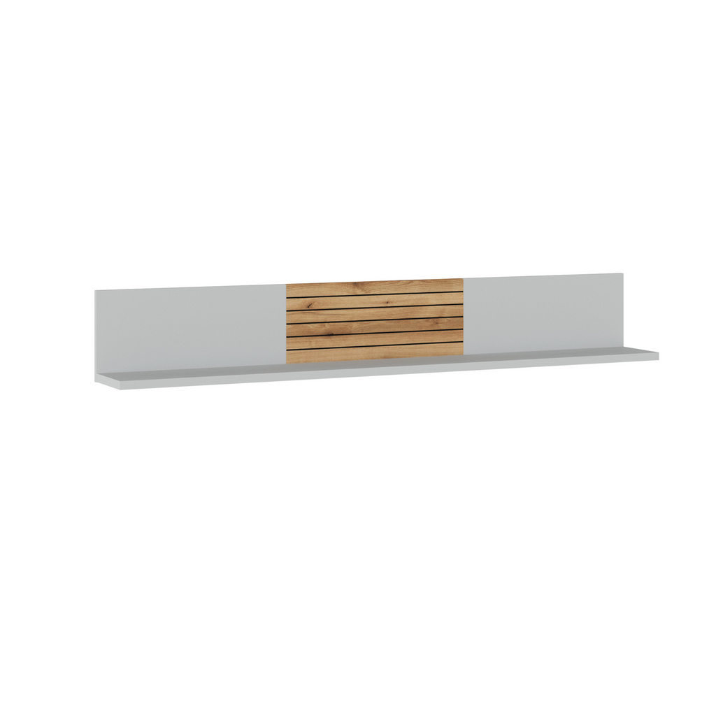 VERO - Conjunto de muebles de salón - Gris Ceniza / Roble Coast Evoke
