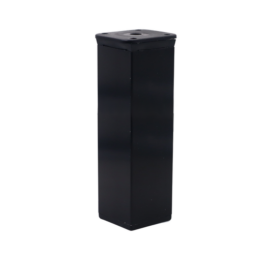 Pata de mueble cuadrada 40x40mm - A150mm - Negro – Furnica