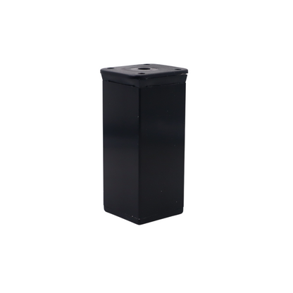 Pata de mueble cuadrada 40x40mm - A100mm - Negro – Furnica