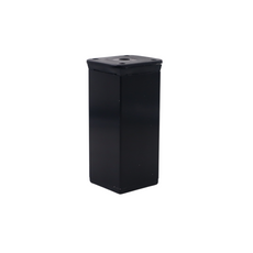 Pata de mueble cuadrada 40x40mm - A100mm - Negro