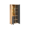 VEGA - Conjunto de muebles de salón - Roble Wotan / Antracita