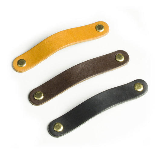 Mango de cuero redondeado de 96 mm / 128 mm (2) – Furnica
