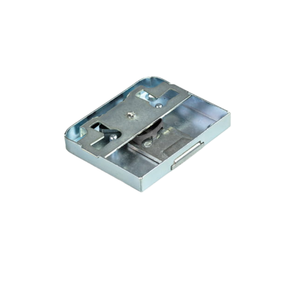 Cerradura de mueble 35x60 mm - Zinc blanco