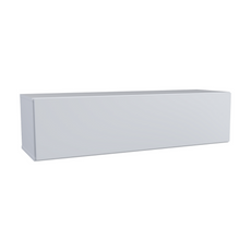 NICOLE - Mueble TV con puerta ancha A38cm A140cm P35cm - Blanco Mate