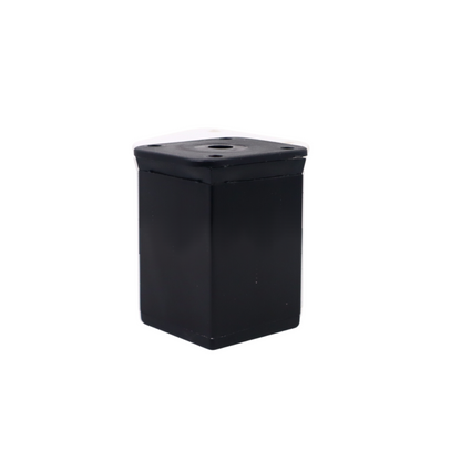 Pata de mueble cuadrada 40x40mm - A60mm - Negro – Furnica