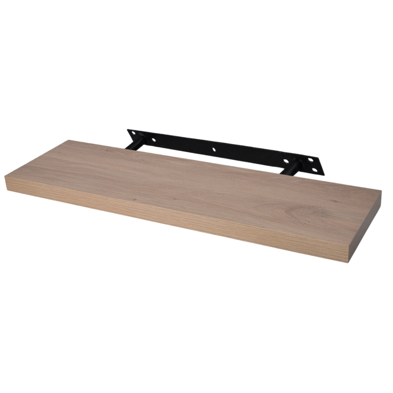 Estante flotante - pack de 3 - Roble nudoso - 90 cm