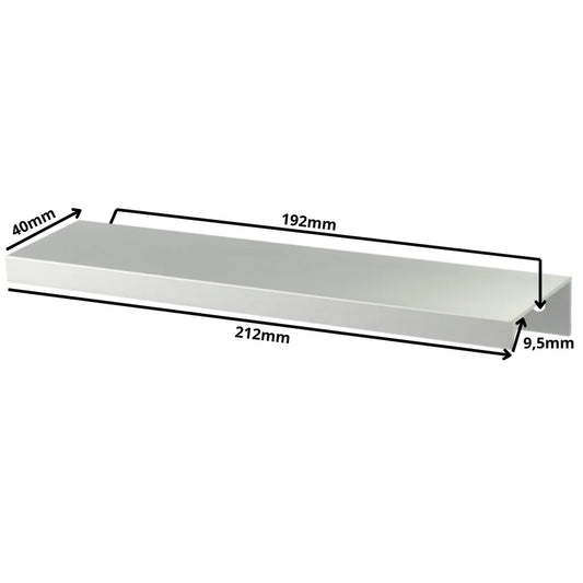 Mango de perfil redondo Edge Grip FE06 de 192 mm (longitud total de 212 mm) - Aluminio