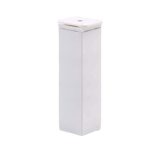 Pata de mueble cuadrada 40x40mm - A150mm - Blanco – Furnica