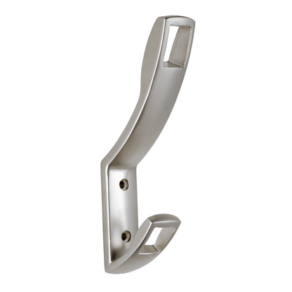 Doble gancho colgador moderno - Vertical - Cromo mate – Furnica