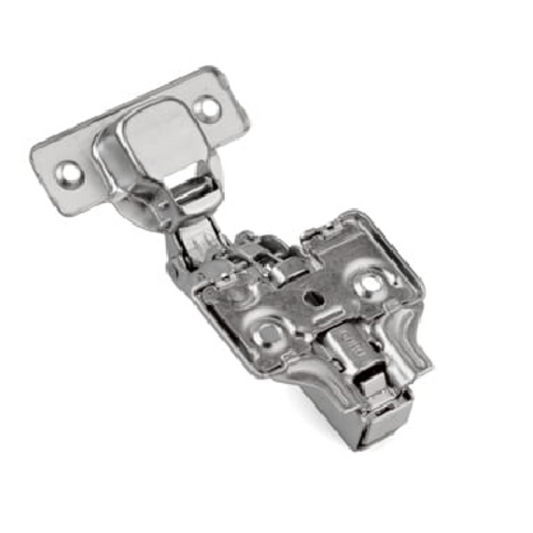 Bisagra 3D de cierre suave a 110°, placa de montaje H0 con tornillos EURO, puertas enrasadas (2) – Furnica