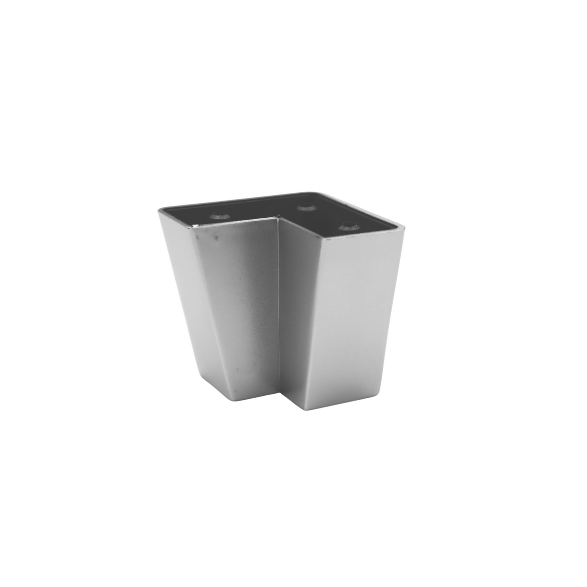 Pata de mueble cuadrada 60x60 mm - 60 mm de aluminio