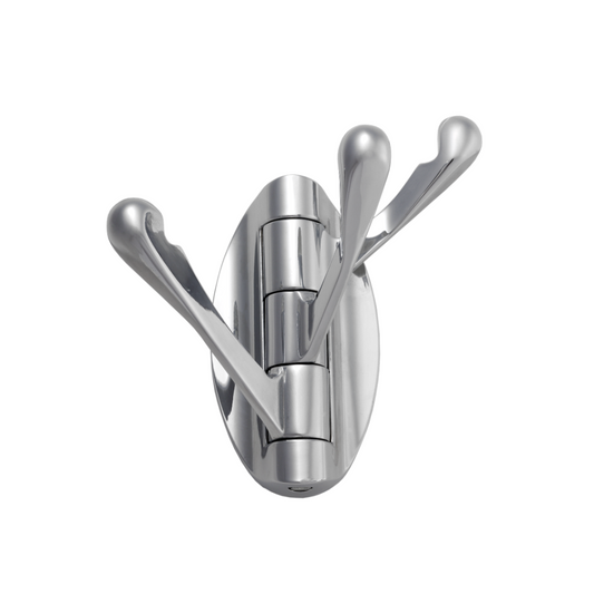 Gancho triple moderno para perchas - Cromo – Furnica