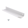 Mango de perfil redondo Edge Grip de 128 mm (longitud total de 148 mm) - Blanco