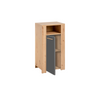 VEGA - Conjunto de muebles de salón - Roble Wotan / Antracita