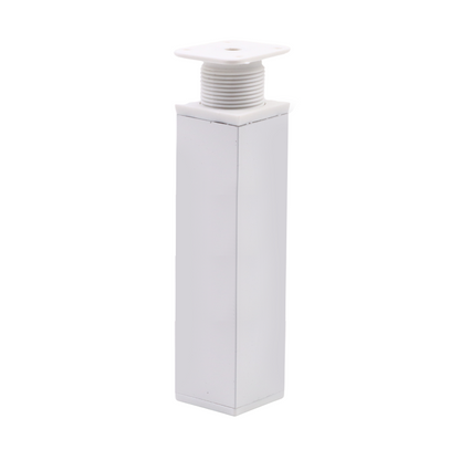 Pata de mueble cuadrada 40x40mm - A150mm - Blanco (2) – Furnica