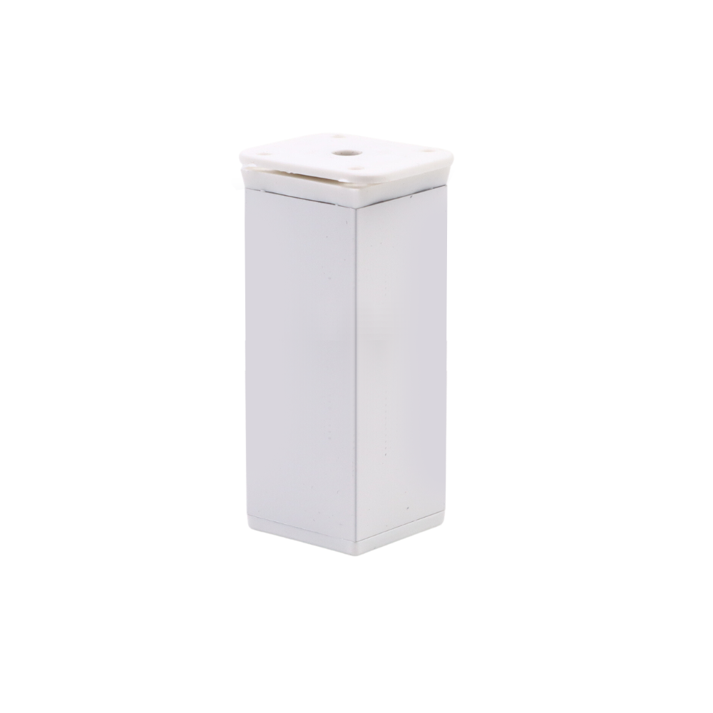Pata de mueble cuadrada 40x40mm - A100mm - Blanco – Furnica