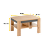 VEGA - Conjunto de muebles de salón - Roble Wotan / Antracita