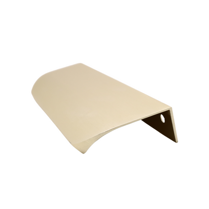 Mango de perfil redondo con agarre en el borde de 128 mm (longitud total de 148 mm) - Dorado mate (3) – Furnica