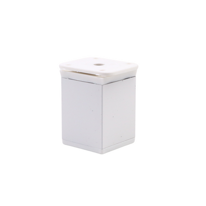 Pata de mueble cuadrada 40x40mm - A60mm - Blanco – Furnica