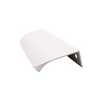 Mango de perfil redondo Edge Grip de 128 mm (longitud total de 148 mm) - Blanco