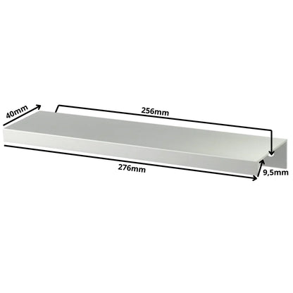 Mango de perfil redondo Edge Grip UA06 de 256 mm (longitud total de 276 mm) - Electropulido